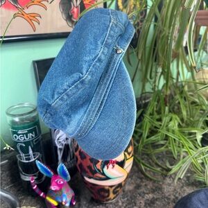 Henschel Blue Denim biker Cap